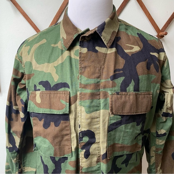 Vintage Military Camo Combat Coat - Picture 3 of 14
